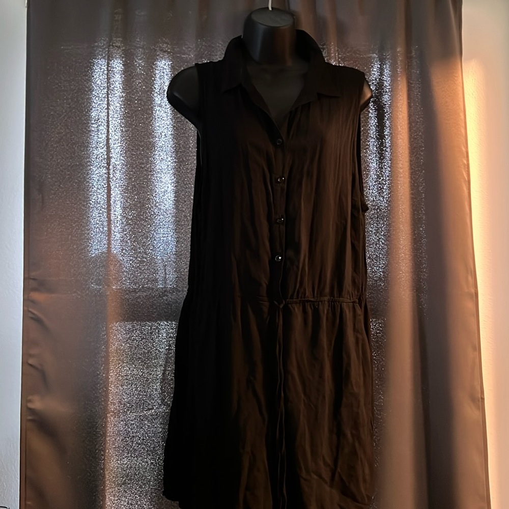 Attention Black short romper